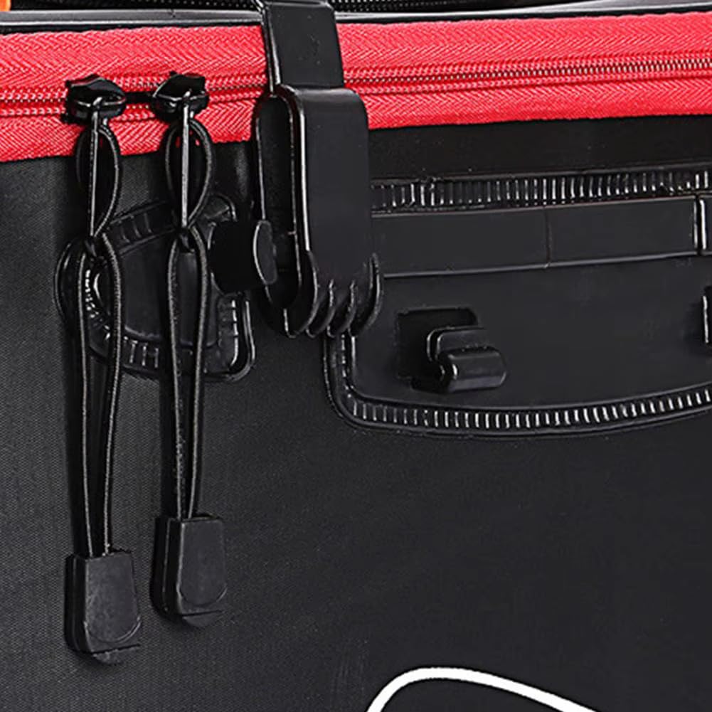 Secchio da Pesca Pieghevole – Capacità 28 L, Impermeabile, Con Foro per Aeratore, Tasche Laterali, Design Salvaspazio, 45×26,5×23,5 cm | RIBETINA