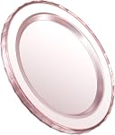 imluckies Magnetic Base Compatible with PopSocket Phone Grips and MagSafe iPhone Series Case, Removable Kindle/Phone Holder Base, Thin & Light Portable Plate (Matte Pink)