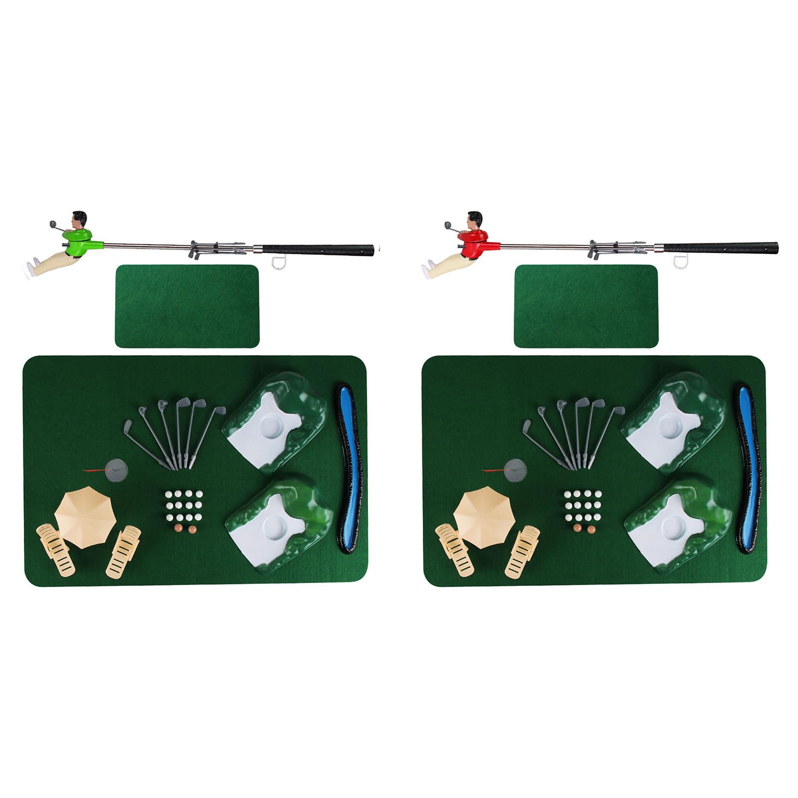 Minitype - Jeu de golf d'intérieur - Jeu amusant - Ensemble d'accessoires de golf Minitype