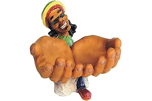 Jamaican Stone Man Bob Marley Figurine Ashtray