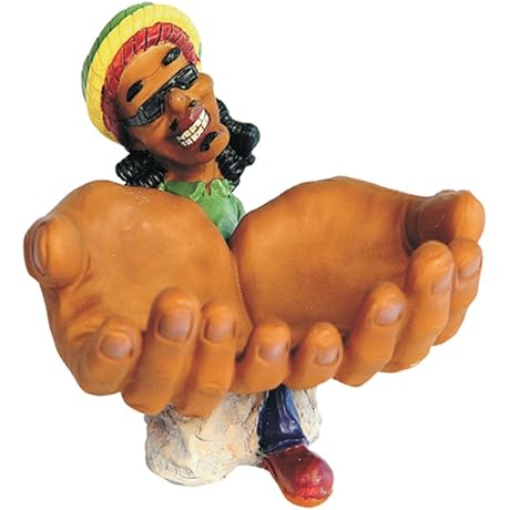 Jamaican Stone Man Bob Marley Figurine Ashtray