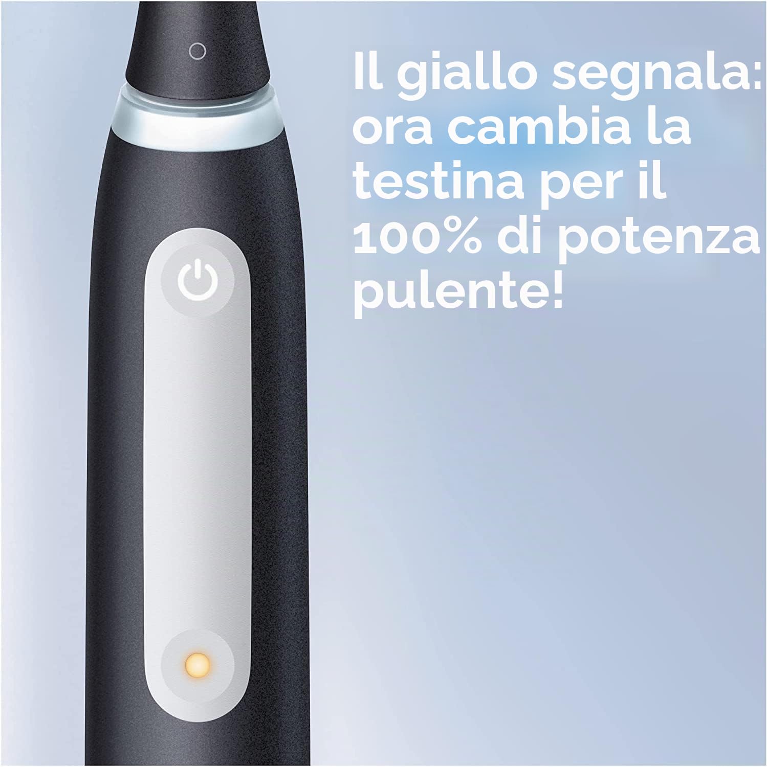 Oral-B iO - Set di 2 spazzolini elettrici, con tecnologia magnetica, 2 testine di ricambio, 4 modalità di pulizia per la cura dei denti, custodia da viaggio, progettato da marrone, nero opaco/bianco