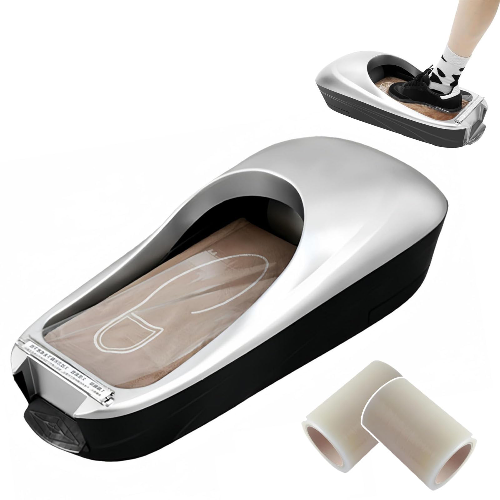 Máquina de fundas de zapatos con dispensador automático rápido de gran capacidad