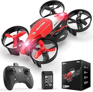 Holy Stone 2 In 1 Mini Drone, Drones for Kids with Race & Fly Mode, RC Helicopter Quadcopter Plane HS210F with Modular Battery, Altitude Hold, 3D Flip, Easy to Fly, Racing Drones Toy Gift for Boys Girls