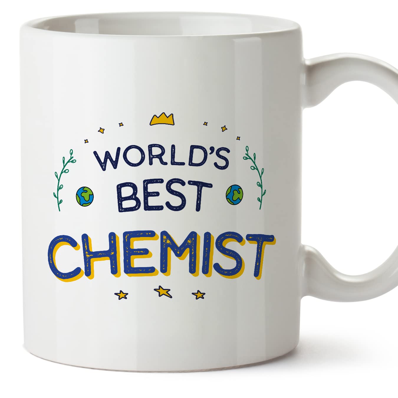 MUGFFINS Chemist Mug - in English - World's Best - Funny Gift for Colleagues - Ceramic 11oz Mug โ image 1