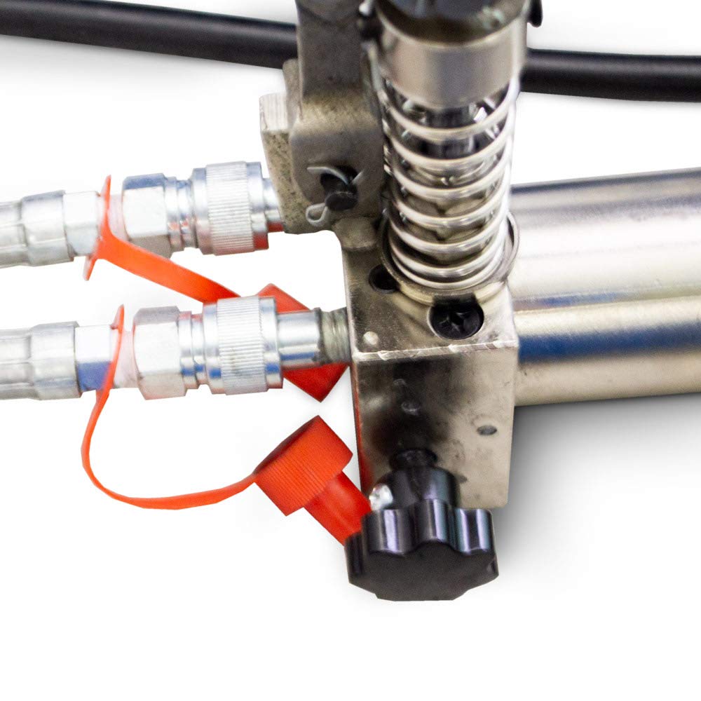 BITUXX® 2 Stück hydraulik 2,7T Auto PKW KFZ Auffahrrampen Set mit Wagenheber hydraulisch Höhenverstellbar Wartungsrampe Hebebühne Rampe Auffahrrampe Auffahrbock Blau