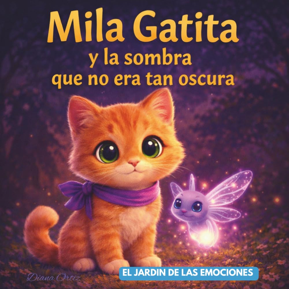 Mila Gatita y la sombra que no era tan oscura: Un cuento mágico para ayudar a los niños a entender el miedo y sentirse seguros