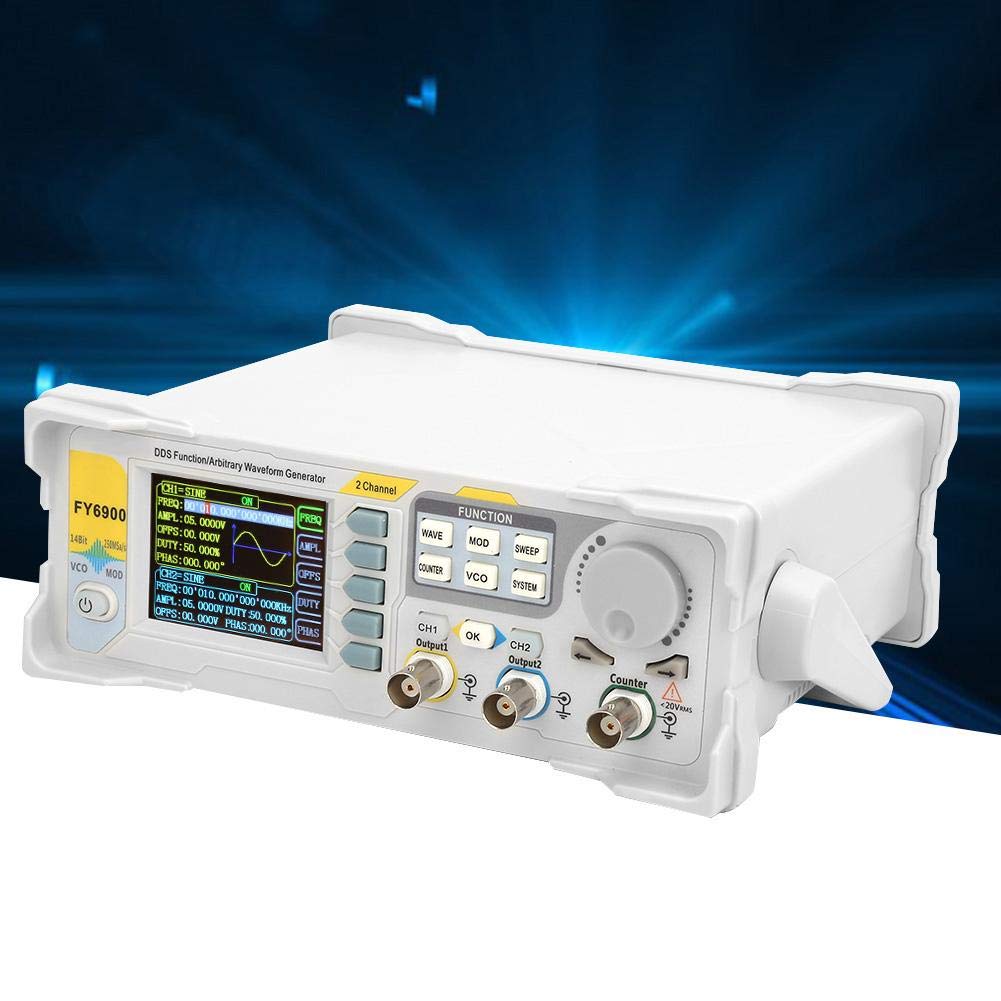 Generatore di segnali FY6900-60M 60 MHz 2,4" TFT DDS multifunzione contatore frequenza modulazione AM/PM/ASK/FSK/PSK