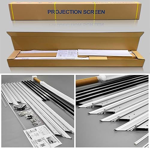 Miniatura 7 de Pantalla ALR para proyectores de tiro estándar (no UST), pantalla de proyector ALR de 120 pulgadas, montaje en pared, 169 8K4K 3D, pantalla de