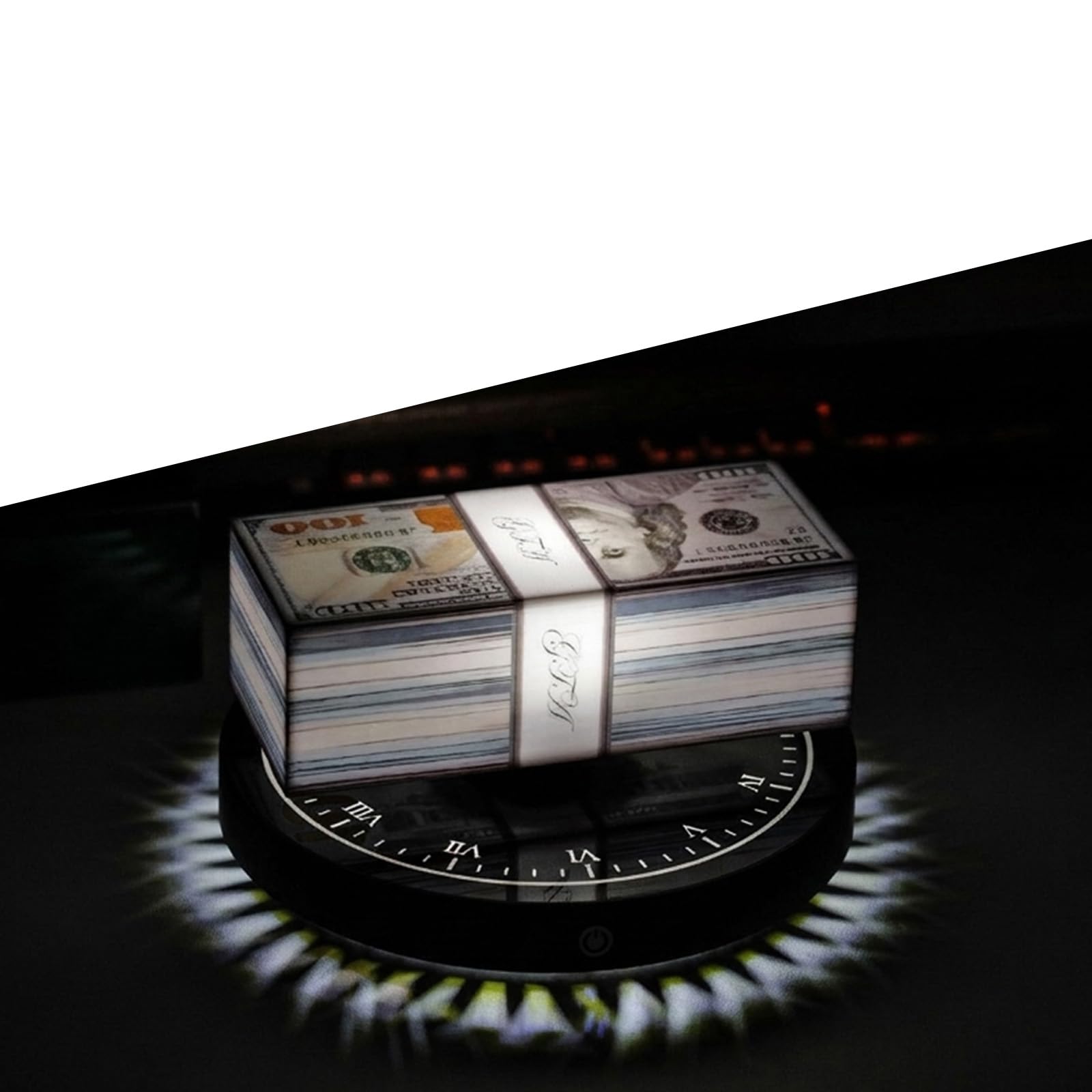 Magnetic Levitation Game Cash Lamp, 360° Rotating Floating M