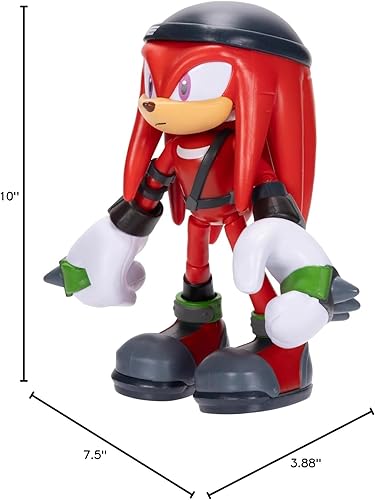 Miniatura 9 de Sonic The Hedgehog Prime Knuckles de 5 pulgadas - Nueva figura de acción de Yoke City, 13 puntos de articulaciones. A partir de 3 años (con licencia