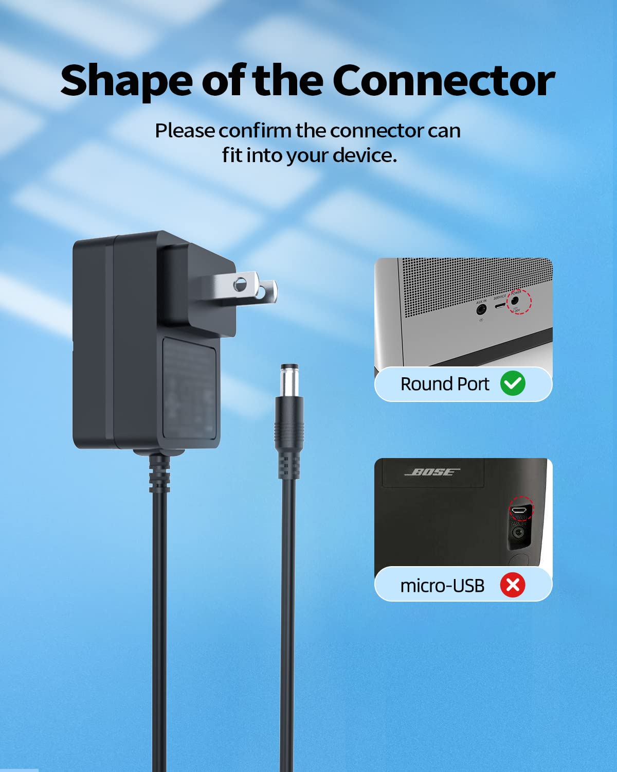 Amazon.com: UL Listed 17V Charger Fit for Bose SoundLink I/II/III