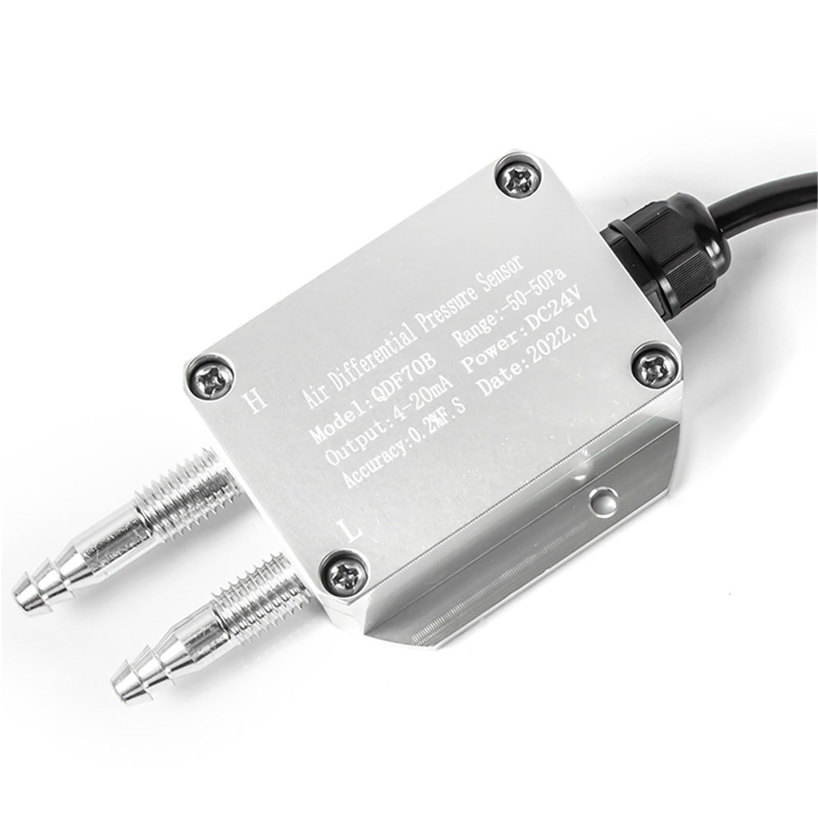 Mini transductor de presión diferencial, sensor transmisor aire y viento Alta precisión(0-1KPa)