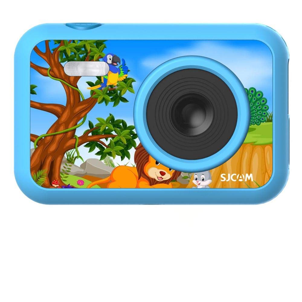 Powerpak Sjcam Funcam 2" LCD Hd Digital Action Camera Cartoon Print with in-Built Games for Children & Adult Kids (Funcam Lion), Multi