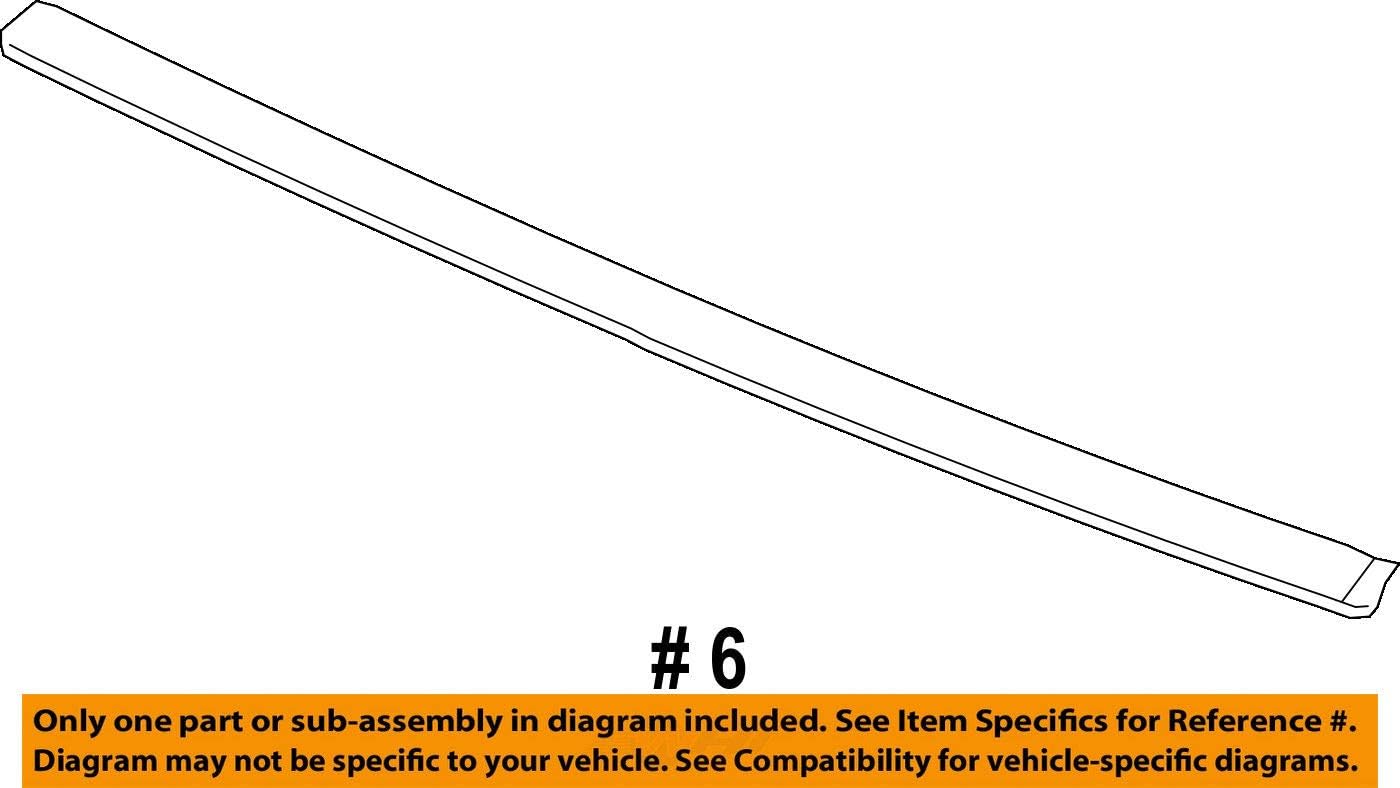 Genuine Honda 73150-T2F-A01 Windshield Molding