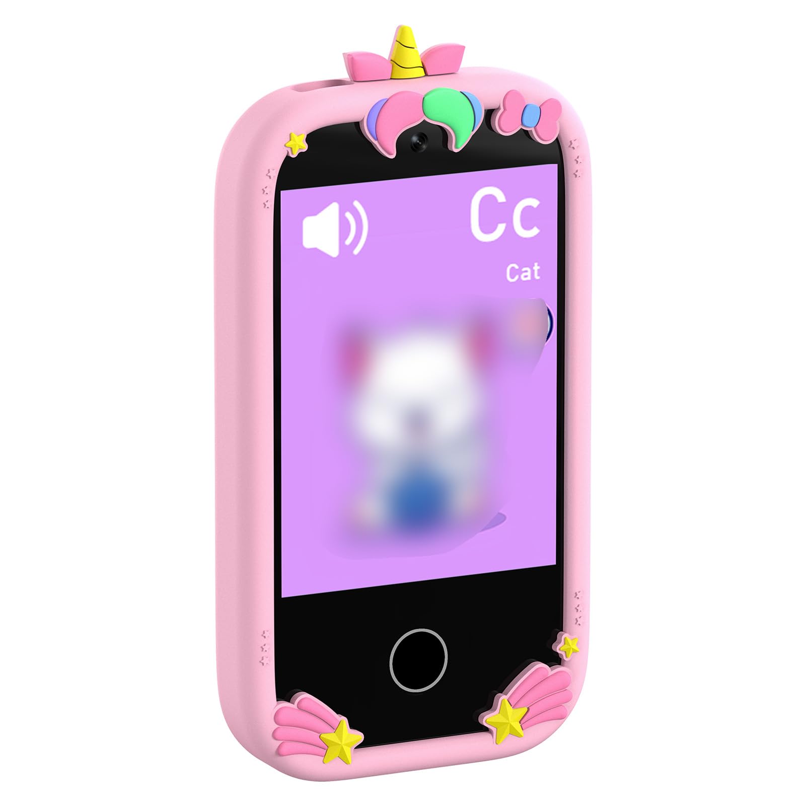 Sxhlseller Smartphone Touchscreen per Bambini da 2,8 Pollici |Giocattolo Educativo per Fotocamera con Lettore MP3 da 32 GB per Ragazze e Ragazzi Rosa (PINK)