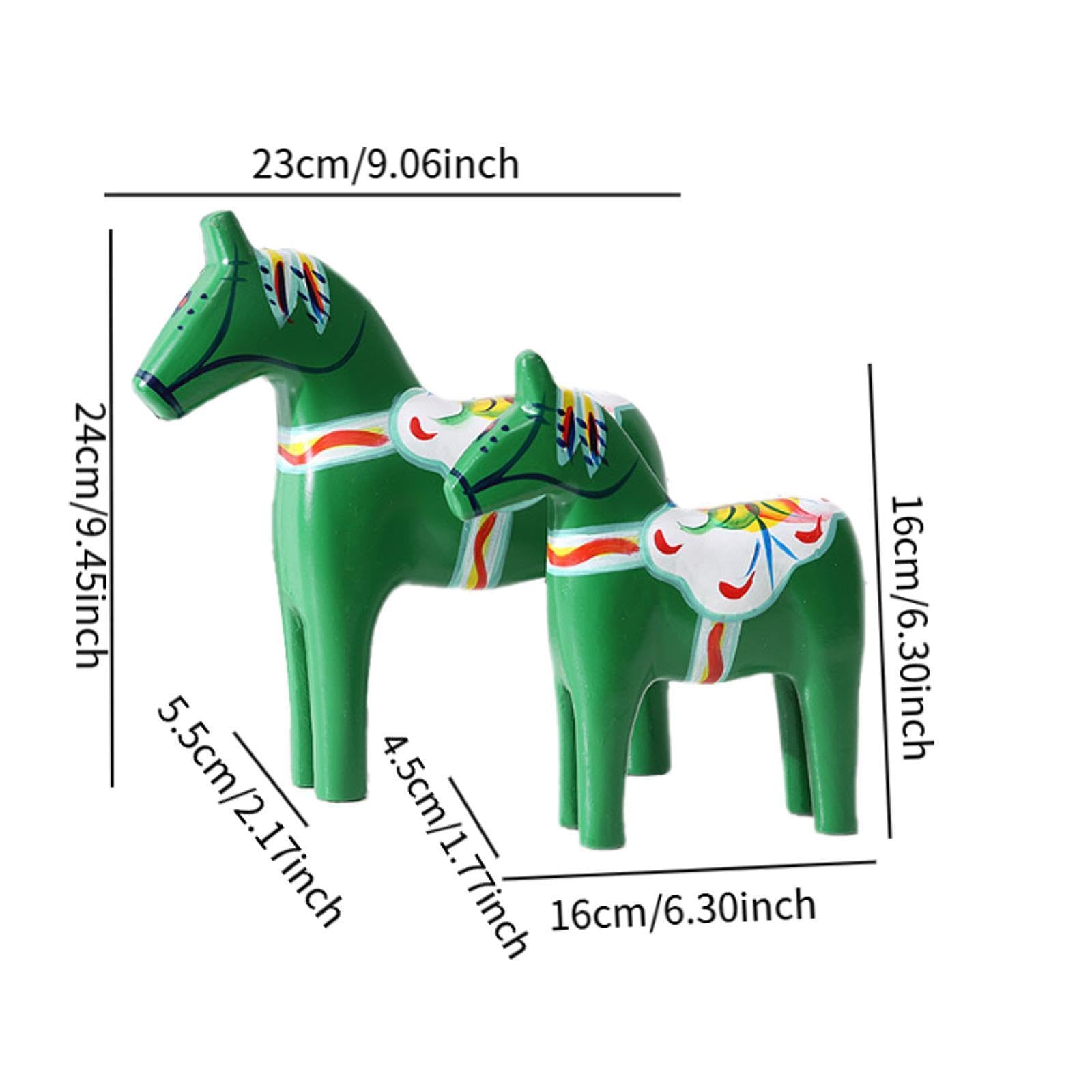 Amazon.co.jp: XLWLLNJ 2x ダーラナの木馬 スウェーデンの