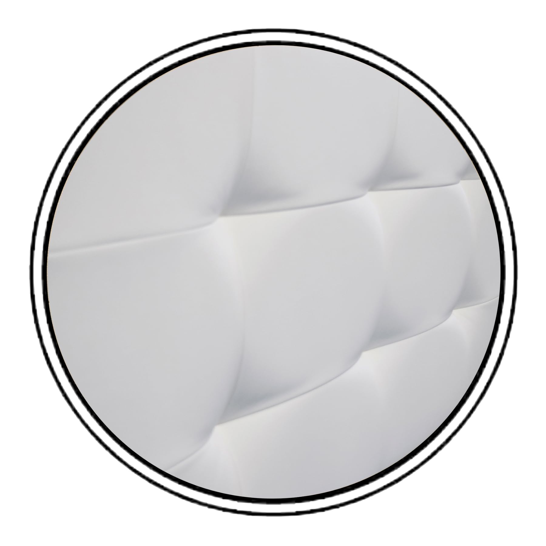 ONEK-DECCO Cabecero de Cama Tennessee Tapizado en Polipiel, Cabezal Acolchado Moderno y Elegante para Dormitorio, Diseño Resistente y Fácil Instalación (115x70, Blanco)