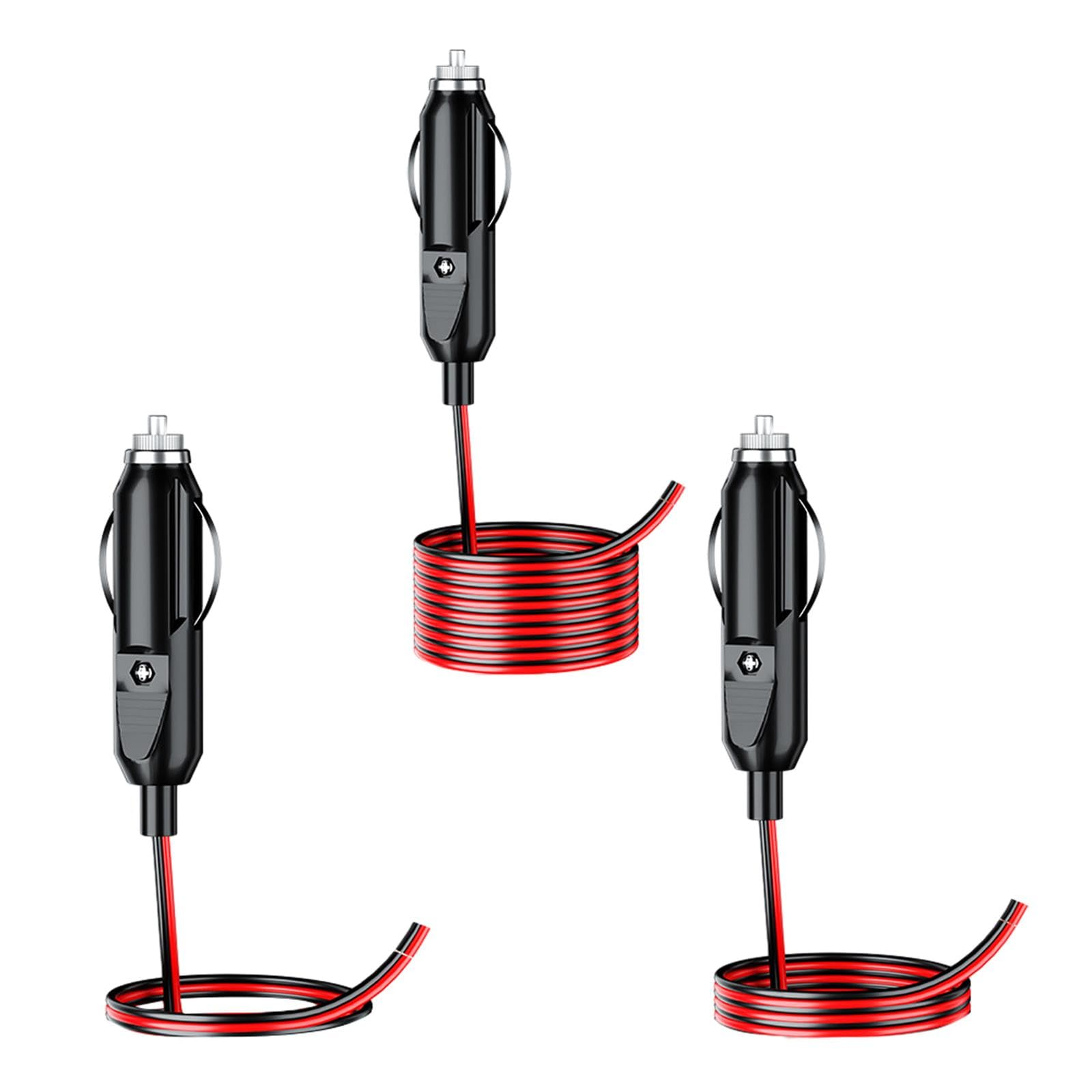 TRENDIVIBE Car 12V Lighter Extension Cord 15A Connector Extension Cable Converter 60cm-picture-27