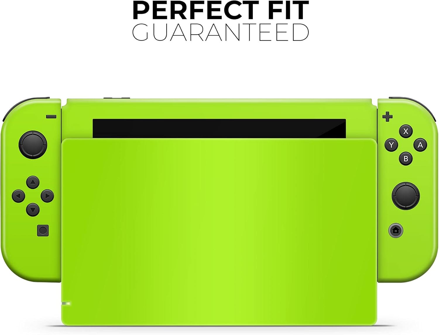 Design Skinz - Compatible with Nintendo Switch Console + Joy-Con - Skin Decal Protective Scratch-Resistant Removable Vinyl Wrap Cover - Solid Green V3