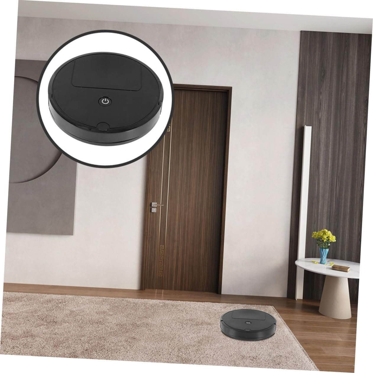 Robotic Floor Cleaning Sleek Design Portable Essential Home Cleaning Tool