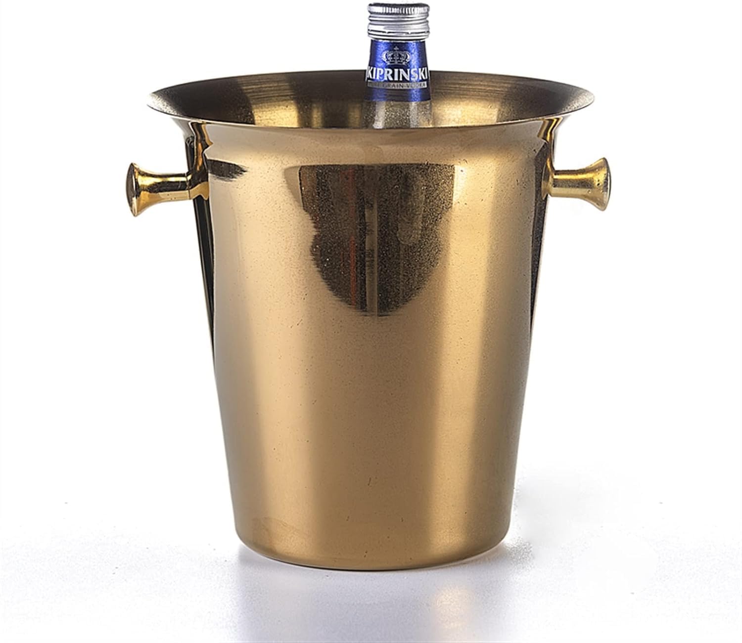 Cubitera Botella Vino Cubo de Hielo de Acero Inoxidable Engrosado, contenedor de Hielo de Gran Capacidad de 5 l para Fiestas, picnics, campamentos, Uso en Bares al Aire Libre