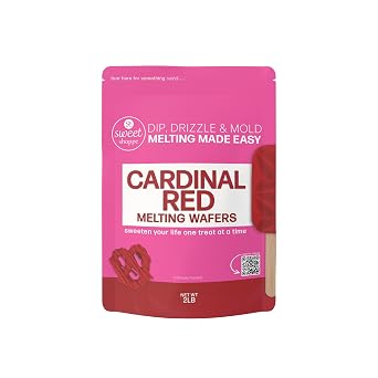 Sweet Shoppe Cardinal Red Colored Melting Wafers Cardinal Red, 2 pounds