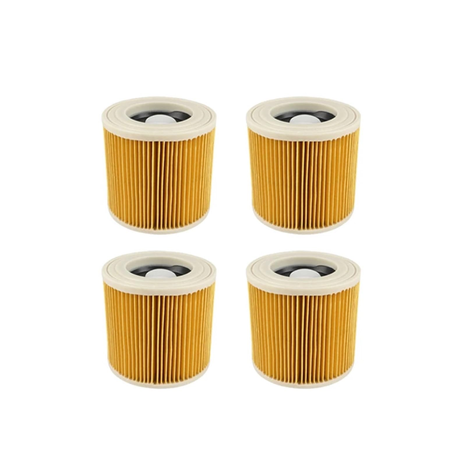 HIZON Dust Bag Vacuum Cleaner Parts，Compatible For Karcher，MV3 WD3 WD3200 WD3300 A2204 A2656 WD3.500P SE4001 SE4002,Compatible For Rowenta,RB88 RU100