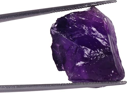Miniatura 2 de GEMHUB Piedra preciosa de amatista natural para Reiki, corte, volteo, envoltura certificada EGL, 12.50