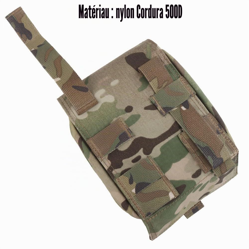 ACEXIER Pochette Tactique IFAK à déploiement Rapide, Pochette de Premiers Soins médicaux, Panneau déchirable Port Quotidien de Survie, sécurité, Sport de Plein air, randonnée, Sac de Chasse