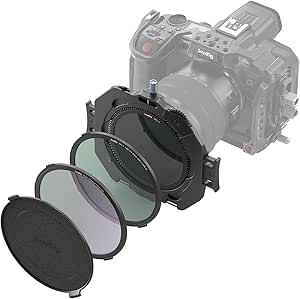 SMALLRIG Filter Kit with Adjustable Clamp from 67mm - 82mm, with CPL ...