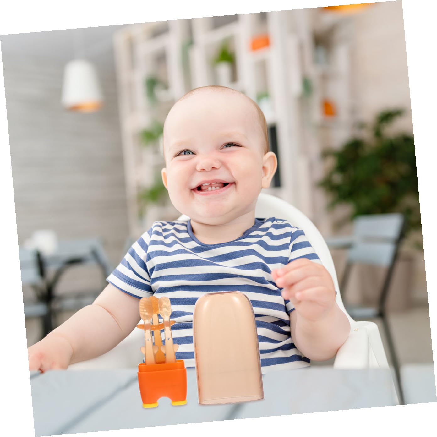 5 Set Spazzolino Da Denti Per Bambini Orale Dente Del Dito Del Orale Per i Neonati Per Il Neonato Gomma Da Spazzolino Da Denti Infantile Gel Di Silice Didiseaon