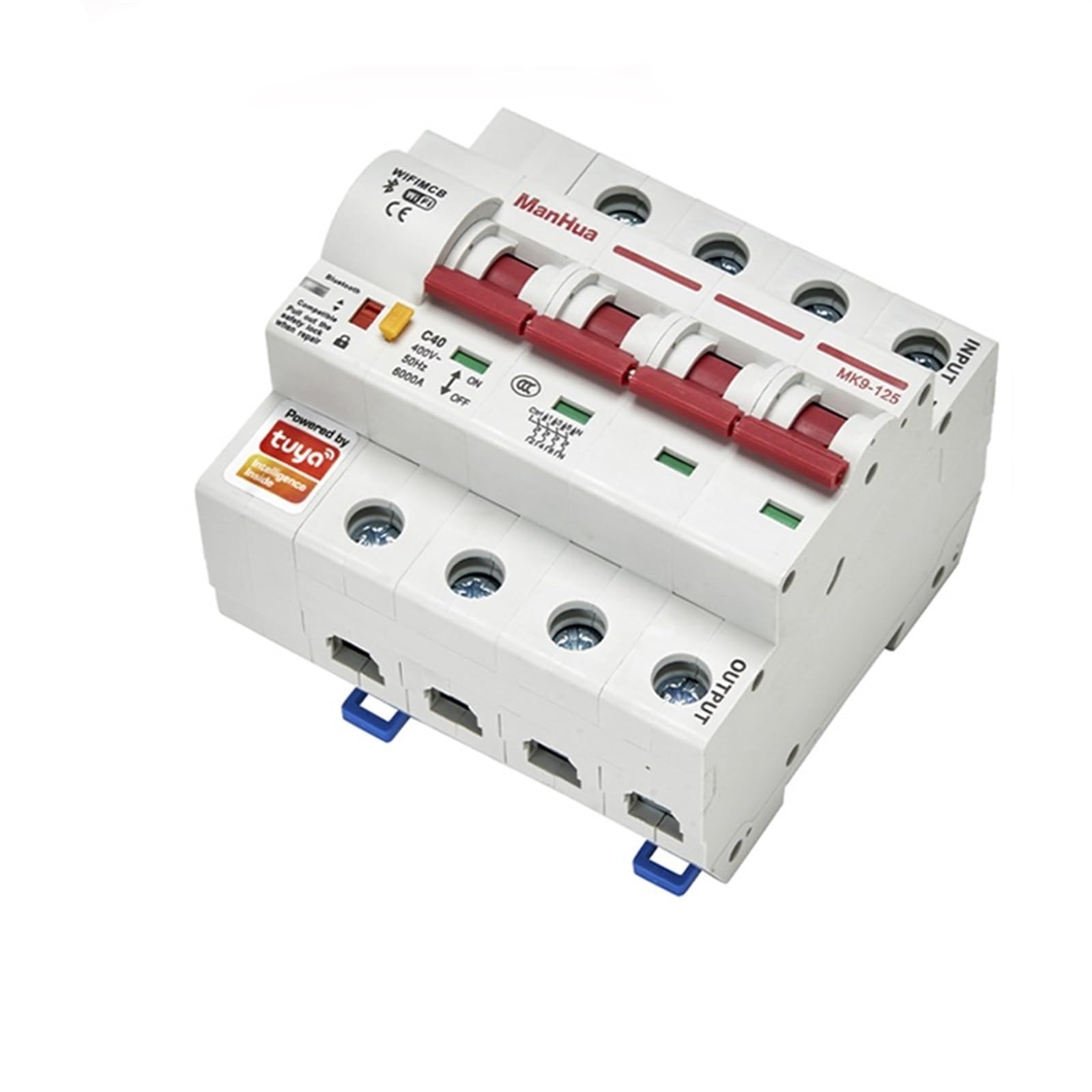 MK9-125 disyuntor temporizador control remoto interruptor de interrupción automático montaje en riel Din (Color : 1, Size : 32A)