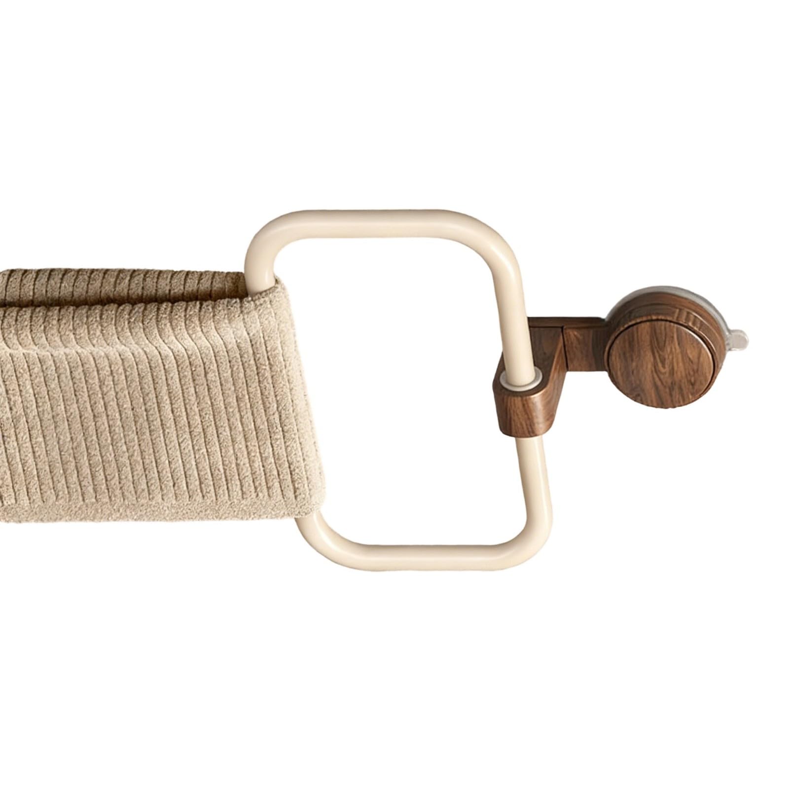 ZEPFJHE Sturdy Wood Towel Holder with Strong Suction Cups Easy Installion Adhesive Towel Hanger Wall Mount