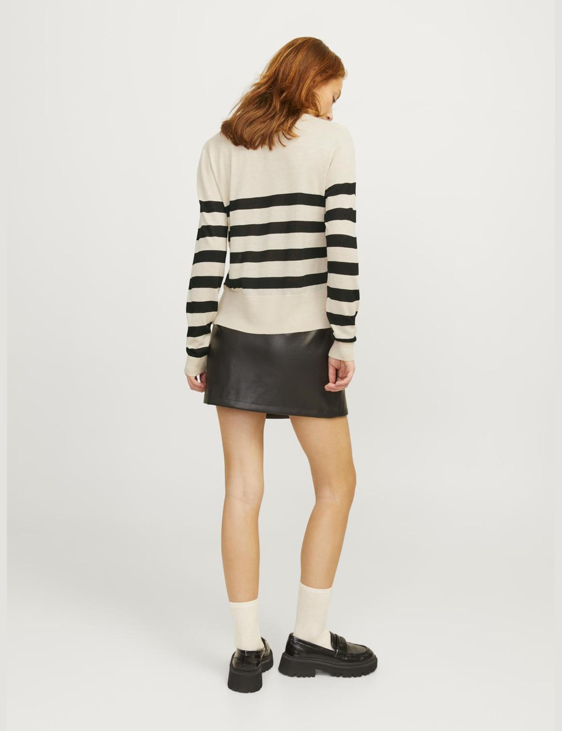 JJXX Jxathena V-Neck Knit Noos Jersey de Punto Mujer (Pack de 1)