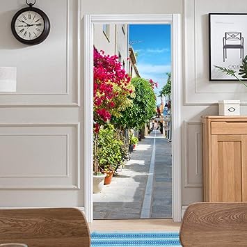 Amazon ドアウォールステッカー緑の植物の花街角3dドアステッカー粘着性pvc壁紙diy家の装飾シミュレーションポスター 85cm W 215cm H ウォールステッカー オンライン通販 Amazon ドアウォールステッカー緑の植物の花街角3dドアステッカー粘着性pvc壁紙diy家の装飾シミュレーションポスター 85cm W 215cm H ウォールステッカー オンライン通販
