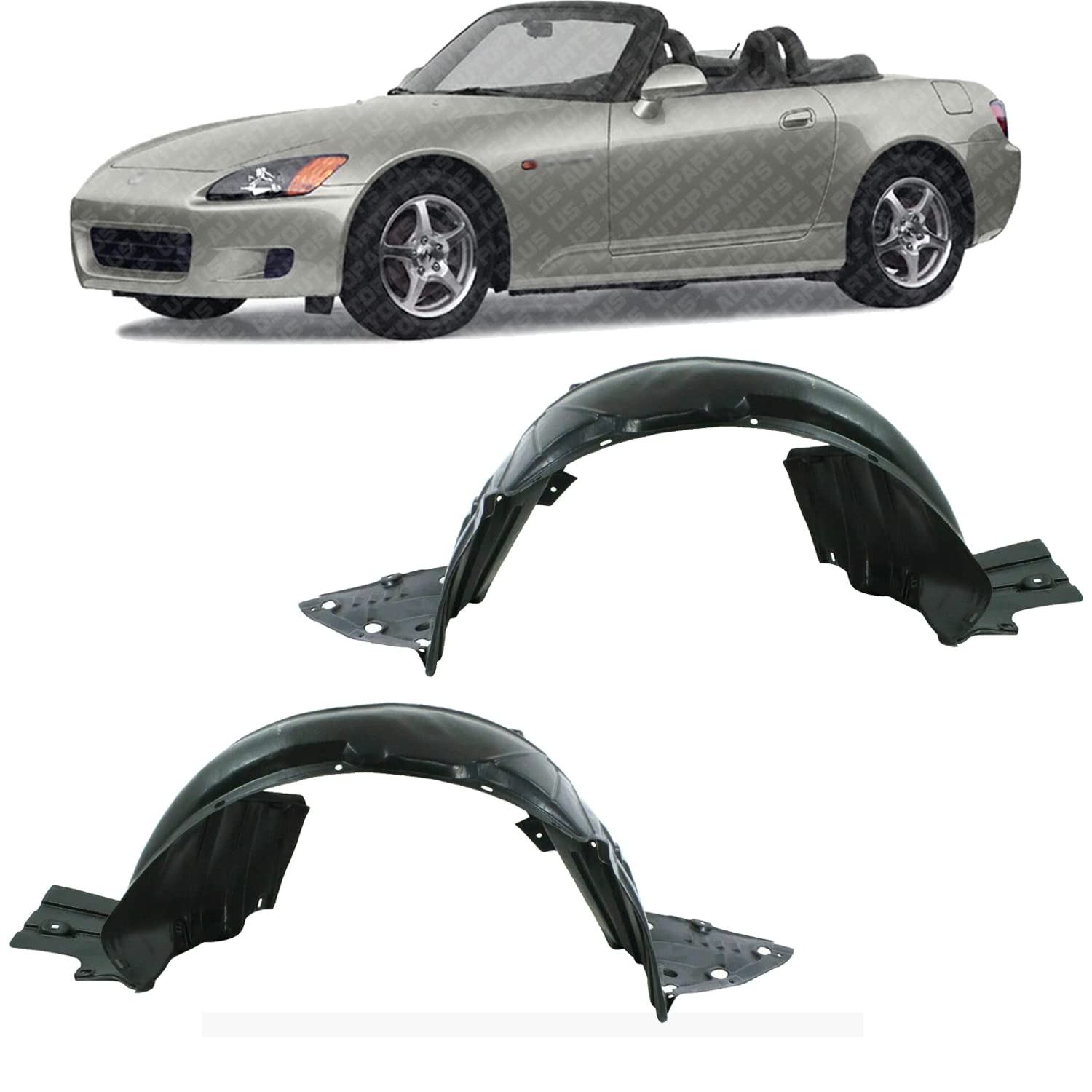 Amazon.com: US AUTO PARTS PLUS New Front Fender Liner Right