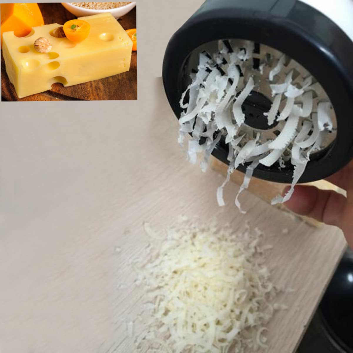 Grattugia Elettrica Per Formaggio Utensili Cucina Multifunzionale Realizzata Acciaio Inossidabile Pratica E Resistente