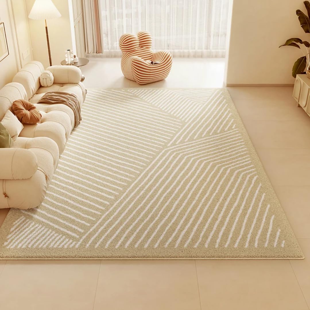 Tapis pour chambre à coucher au toucher doux idéal pour un réveil cocooning