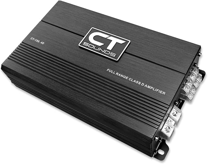 Amplificador de Audio para Auto CT Sounds CT-150.4D, 4 Canales, 1000W RMS miniatura 3