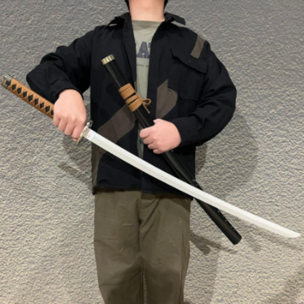 Amazon | WOLKKAM鞘付き木製刀、ビンテージサムライ刀、居合刀、軽量