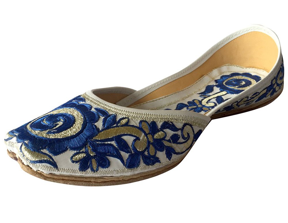 Step n StyleWomen's Phulkari Punjabi Jutti Khussa Shoes Ethnic Shoes Rajasthani Mojari
