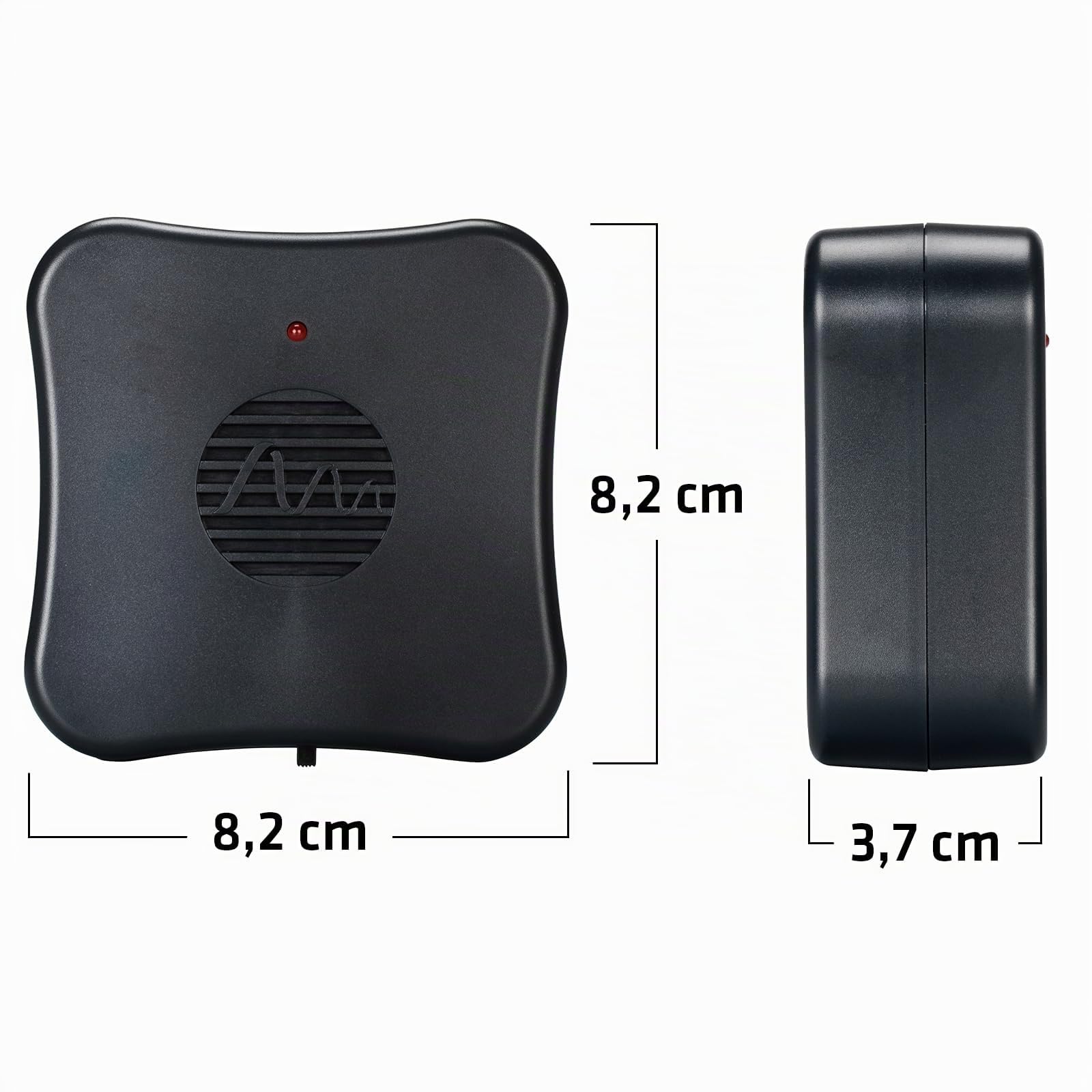 Gardigo® Répulsif Ultrason Anti-Souris et Rats Lot de 3 – Dispositif Mobile à Piles sans Produits Chimiques – Portée 40 m² – Anti Rongeur Écologique pour Cave, Grenier, Garage, Entrepôt, Jardin