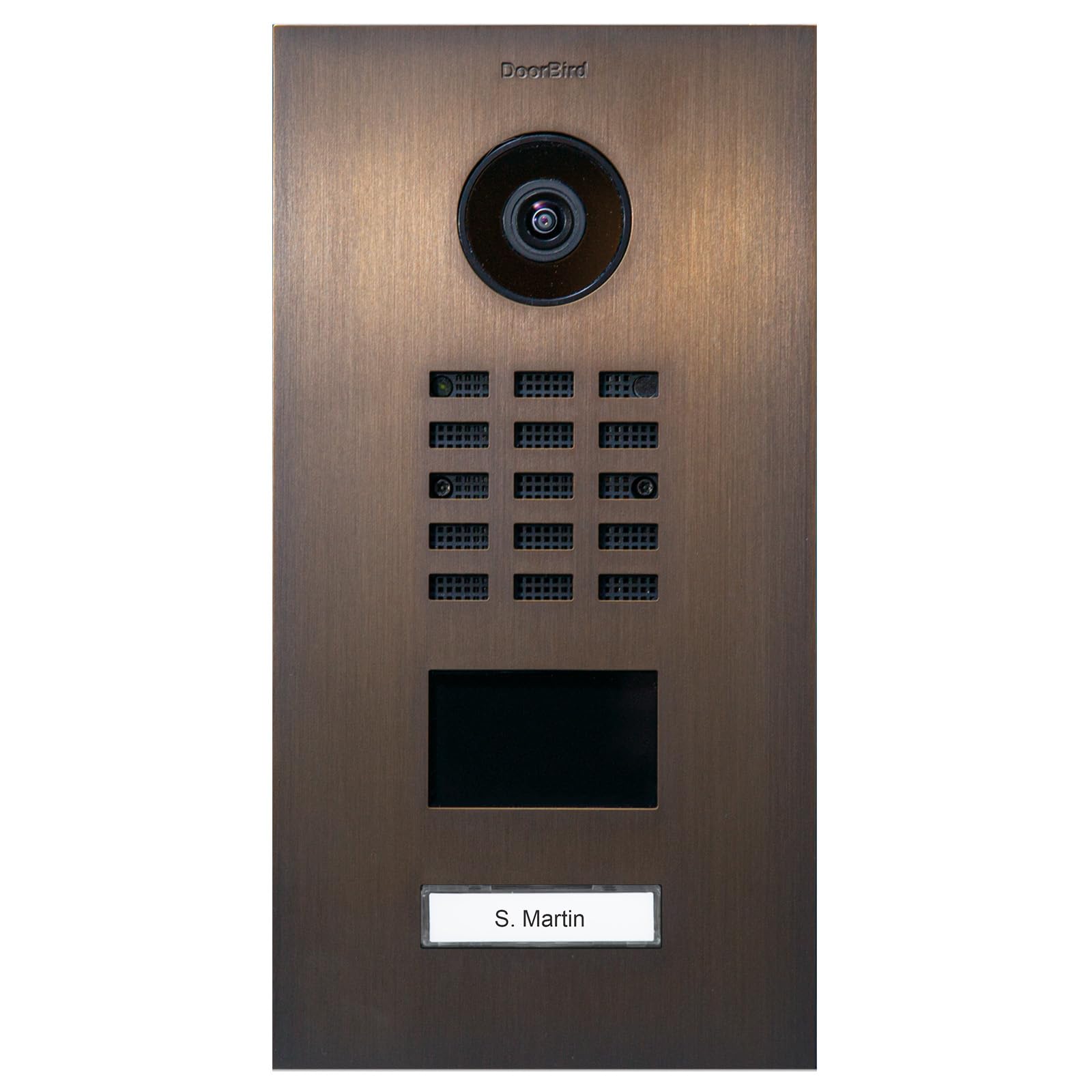 Doorbird - D2101V Bronze - Portier vidéo IP 1 Sonnette avec Lecteur de Badge RFID