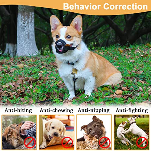 Dog Muzzle With Adjustable Strap To Prevent Biting Barking And Chewing, Air Mesh Breathable Pet Muzzle For Small Medium Large Dogs #TOP5