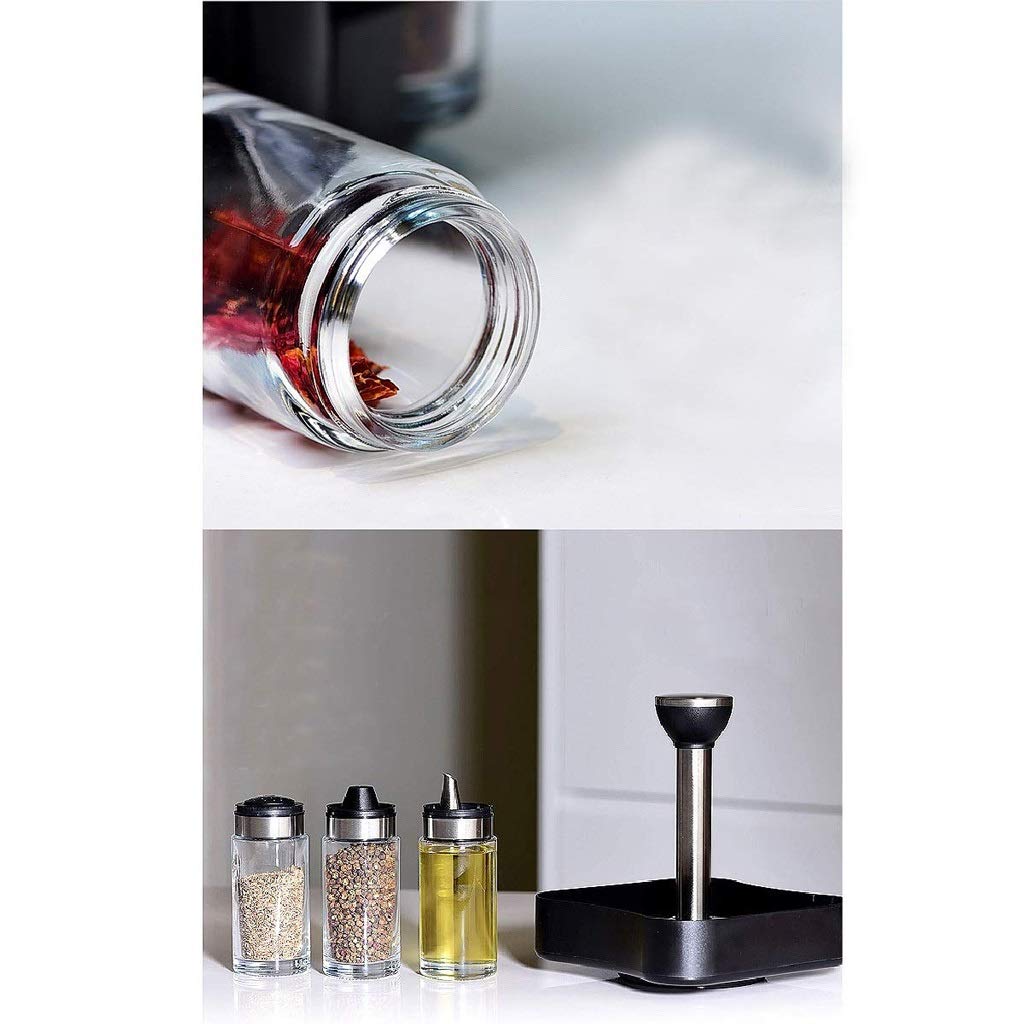 Revolving Spice Rack Organizer Caddy, rotante archiviazione for Governo e Cucina, 8 vaso erbe spezie controsoffitto (Spezie non incluso)