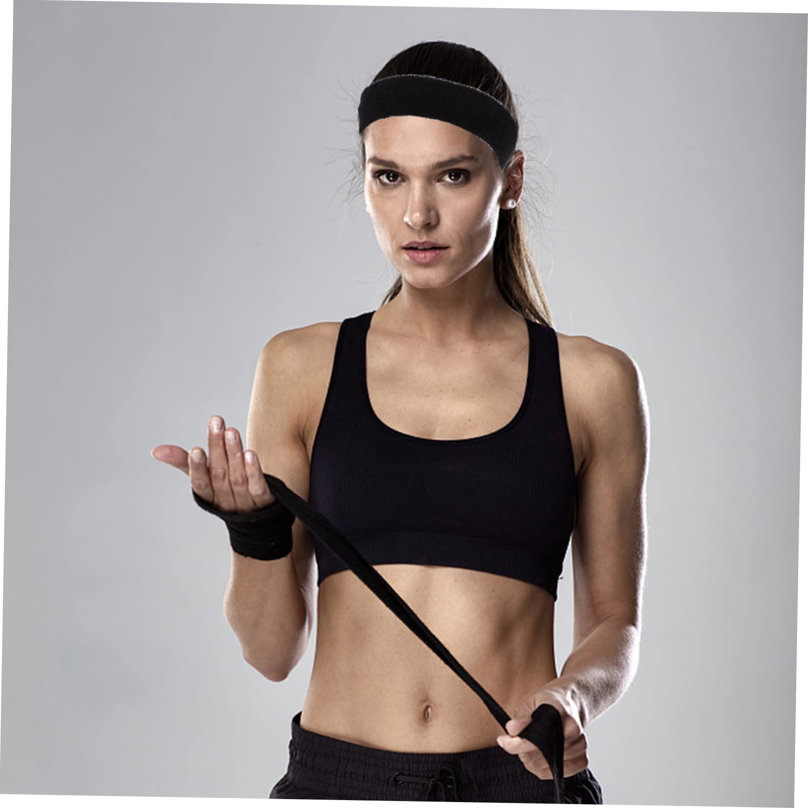 25 Pezzi Fascia Sportiva Turbanti Portatili Per Donna Bandane Per Donna Fasce Fitness Fasce Per Da Asciugamani Da Palestra Asciugamano Yoga Fascia Per Uomo E