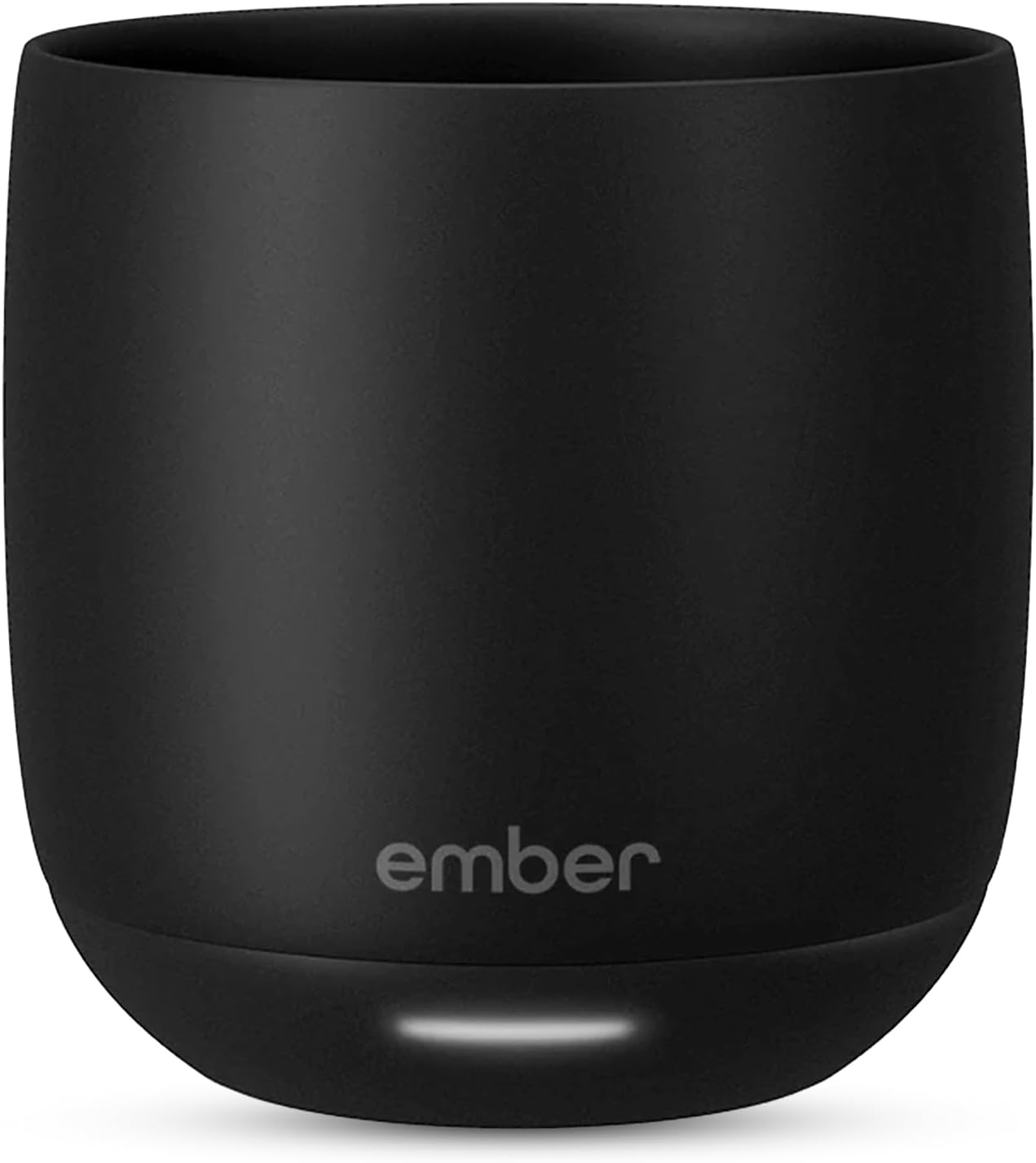 Temperature Control Smart Cup, 6 oz, App-Controlled Heated Coffee Cup, Espresso Mug with 90 Min Battery Life, Black