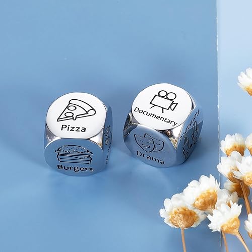 Miniatura 5 de Divertidos regalos para el día de San Valentín para él, su aniversario, cita, noche, dados para novia, novio, 1 año aniversario para marido, esposa,