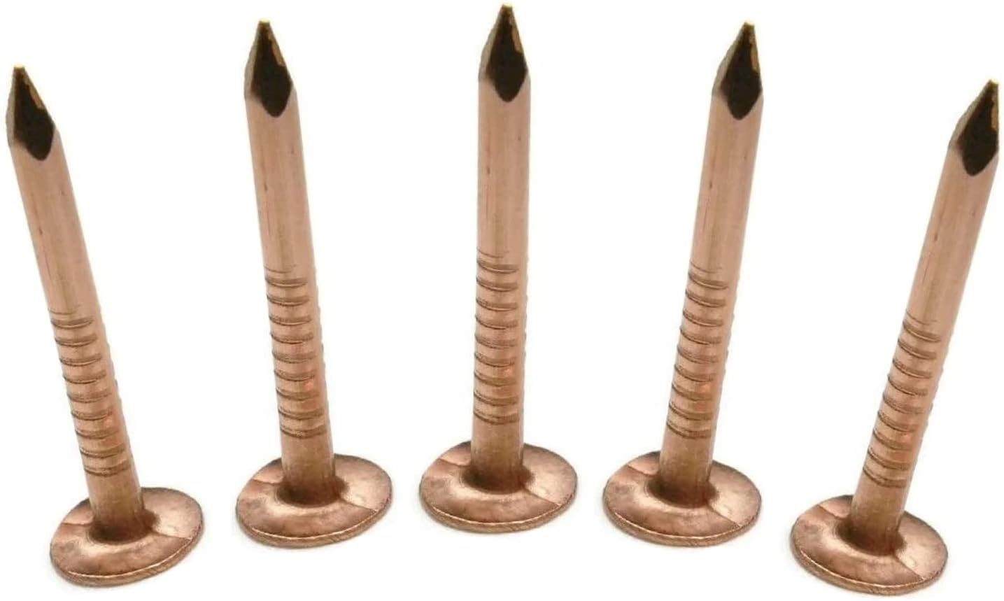 1 Inch Copper Nails Roofing Finish 100 Nails Solid Pure